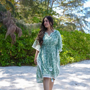 Minty Mirage Kaftan