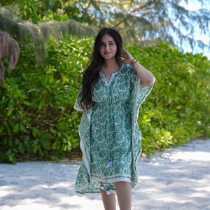 Minty Mirage Kaftan