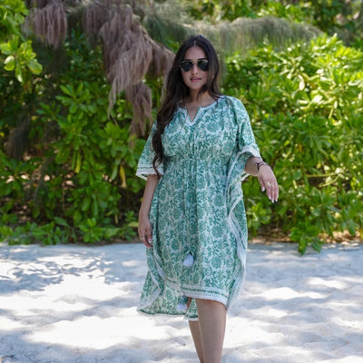Minty Mirage Kaftan