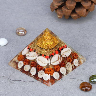Studio Vaidik Lakshmi Orgonite Pyramid