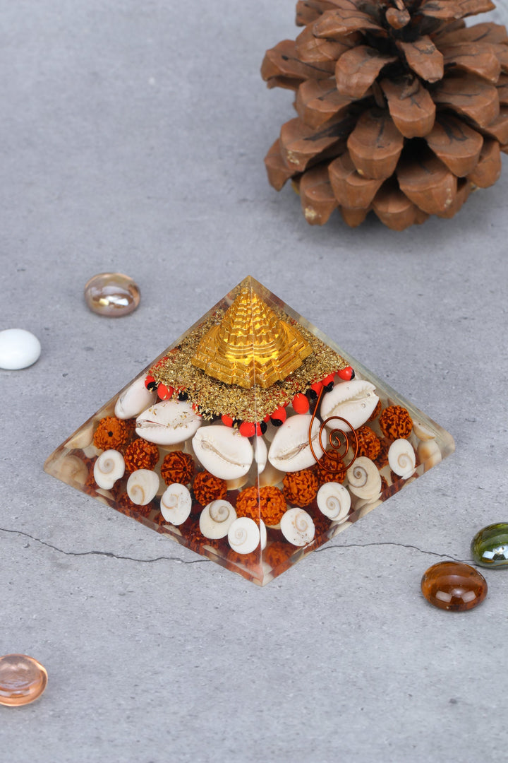 Studio Vaidik Lakshmi Orgonite Pyramid