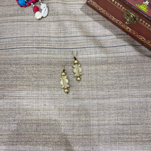 Ball Design Handcrafted Dokra Tribal Earring