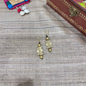 Ball Design Handcrafted Dokra Tribal Earring