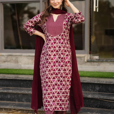 farisa muslin suit set
