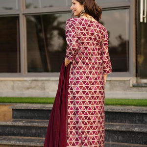 farisa muslin suit set