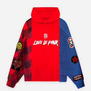 3 Eleven Love Is Punk Hoodie