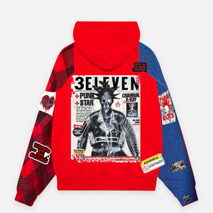 3 Eleven Love Is Punk Hoodie