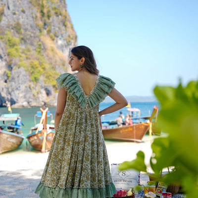 Yulia cotton dress