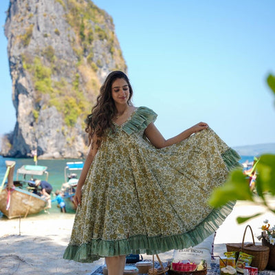 Yulia cotton dress
