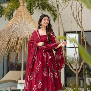 Maho chic cotton suit set