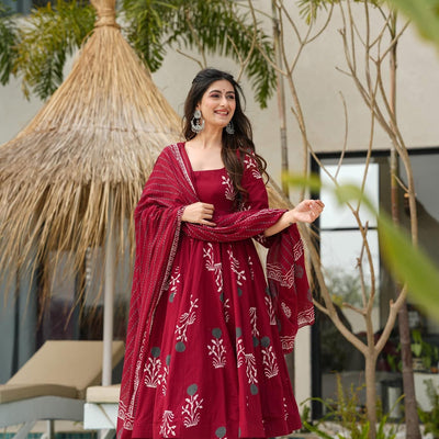 Maho chic cotton suit set
