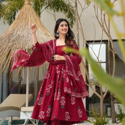Maho chic cotton suit set