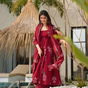 Maho chic cotton suit set