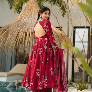 Maho chic cotton suit set