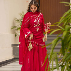 Heavenly aura kurta palazzo set