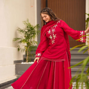 Heavenly aura kurta palazzo set