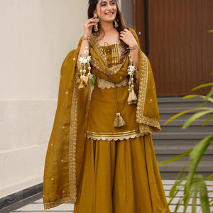 New Rustic elegance short kurta set