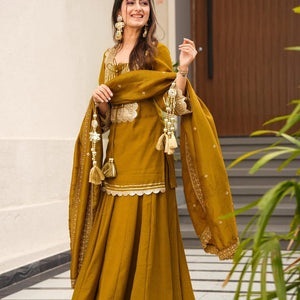 New Rustic elegance short kurta set