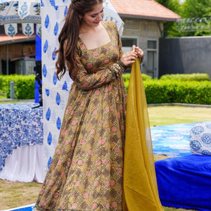 Devika embroidered heavy maxi set