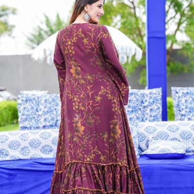 Kashvi muslin shrug set