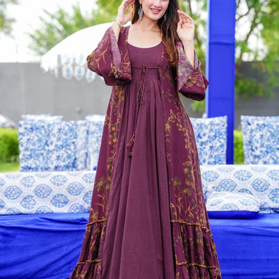 Kashvi muslin shrug set