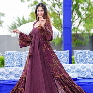 Kashvi muslin shrug set