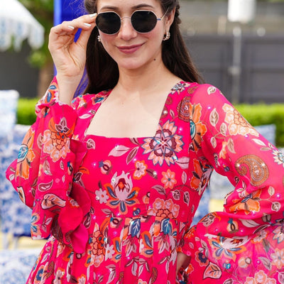Cassandra georgette dress