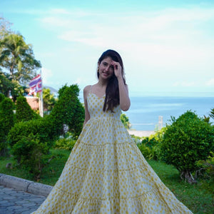 rosa white cotton dres