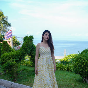 rosa white cotton dres