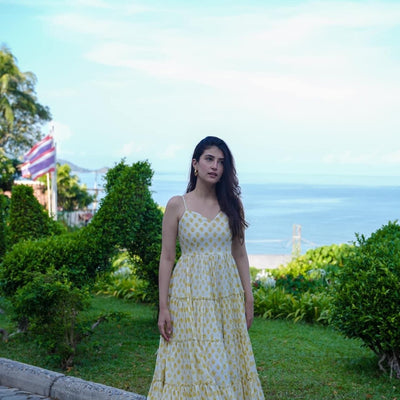 rosa white cotton dres