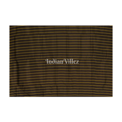 Black Green Contemporary Odisha Handloom Silk Saree