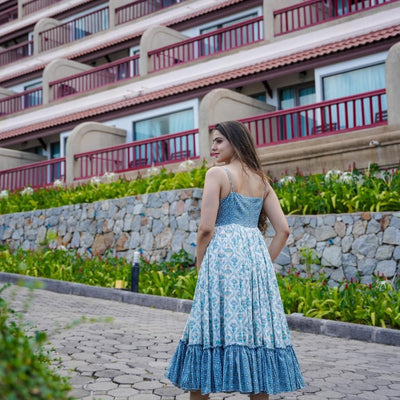 Rylie bright rayon dress