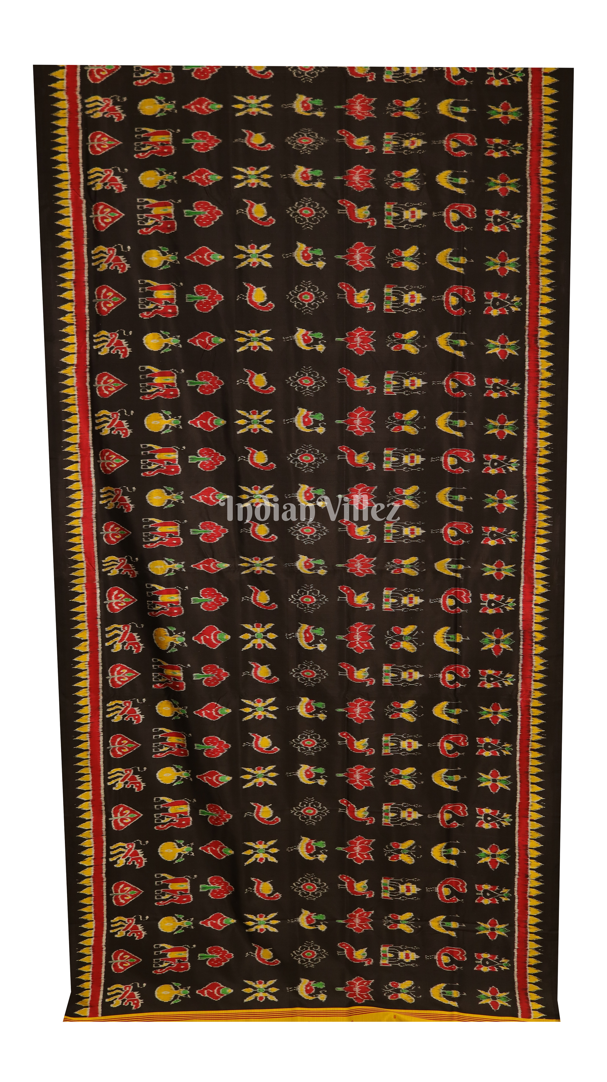 Black Odisha Handloom Designer Nabarangi Silk Saree