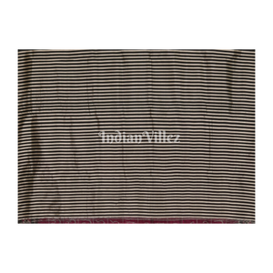 Rani Pink Odia Varnamala Contemporary Silk Saree with Pasapali Border