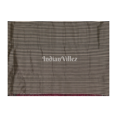 Rani Pink Odia Varnamala Contemporary Silk Saree with Pasapali Border