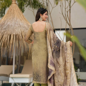 Rutvi silk suit set