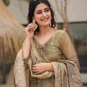 Rutvi silk suit set