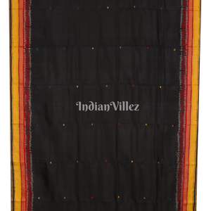 Black Doli Barat Kathiphera Odisha Ikat Khandua Silk Saree
