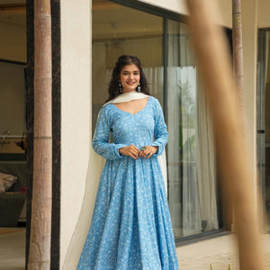 carolina blue cotton suit set