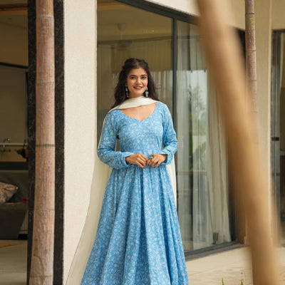 carolina blue cotton suit set
