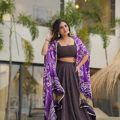 Paarvati purple cosmos set