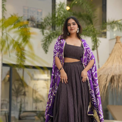 Paarvati purple cosmos set