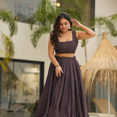 Paarvati purple cosmos set