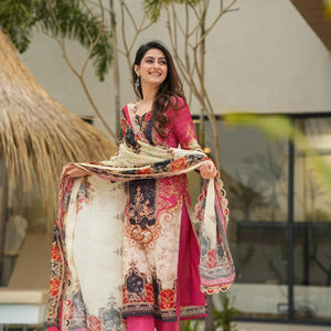 Saadhvi muslin suit set