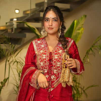 Vasana silk worked kurta set