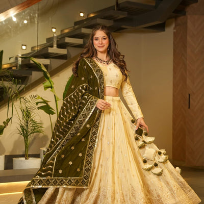 zahreen ethnic cosmos lehenga set
