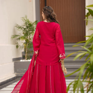 Heavenly aura kurta palazzo set