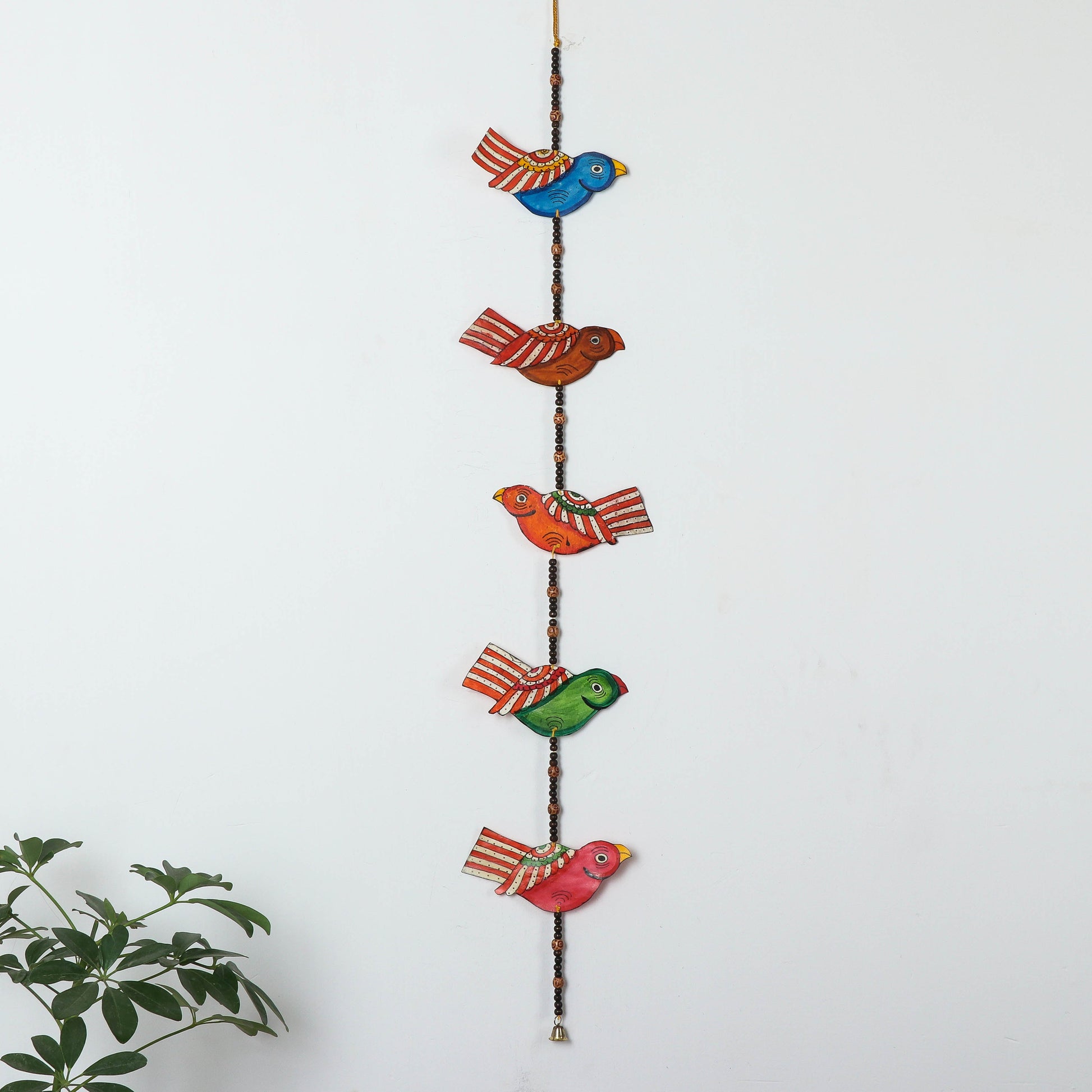 Bird - Tholu Bommalata Leather Puppet Wall Hanging