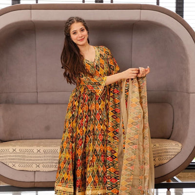 Celosia floral suit set