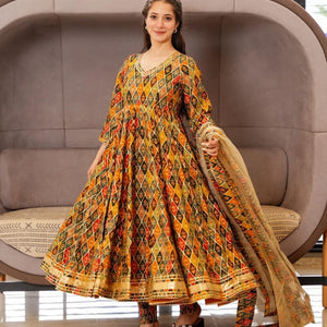 Celosia floral suit set